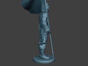 German musician soldier ww2 Stand flag G8 Model Cetak 3D