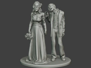 Married casual zombies CZ2 3D Print Model