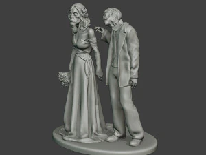 Married casual zombies CZ2 3D Print Model