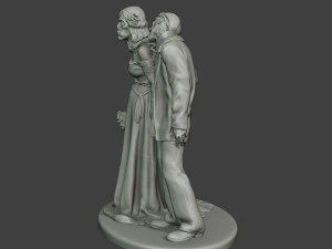 Married casual zombies CZ2 3D Print Model