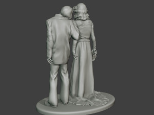 Married casual zombies CZ2 3D-Druckmodell