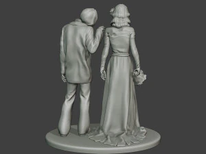 Married casual zombies CZ2 3D Print Model