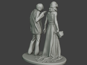 Married casual zombies CZ2 3D-Druckmodell