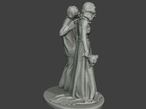 Married casual zombies CZ2 3D-Druckmodell