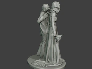Married casual zombies CZ2 3D Print Model