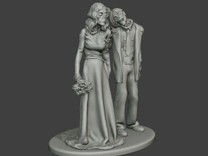 Married casual zombies CZ2 3D Print Model