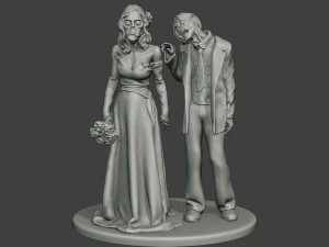 Married casual zombies CZ2 3D Print Model