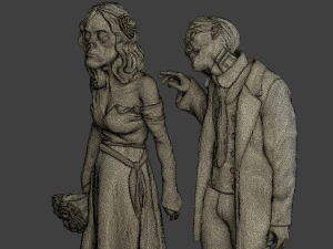 Married casual zombies CZ2 3D Print Model
