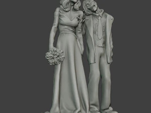 Married casual zombies CZ2 3D Print Model