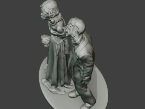 Married casual zombies CZ2 3D Print Model