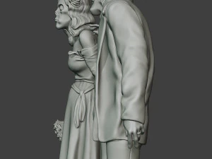 Married casual zombies CZ2 3D Print Model