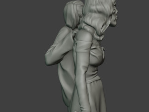 Married casual zombies CZ2 3D-Druckmodell
