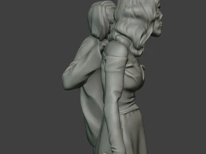 Married casual zombies CZ2 3D Print Model