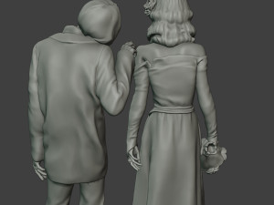 Married casual zombies CZ2 3D-Druckmodell