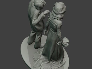 Married casual zombies CZ2 3D Print Model