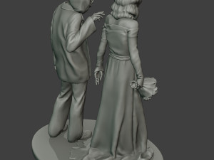 Married casual zombies CZ2 3D-Druckmodell