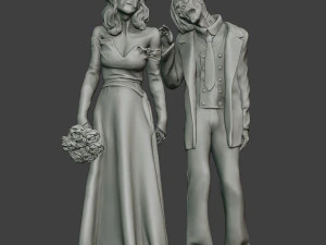 Married casual zombies CZ2 3D Print Model