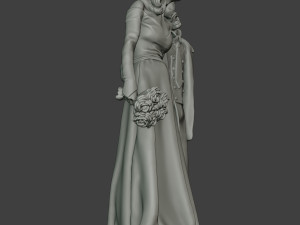 Married casual zombies CZ2 3D-Druckmodell