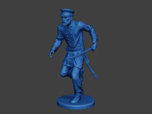 American Naval Officer Run Civil War Union ACWUS1 3D Print Model