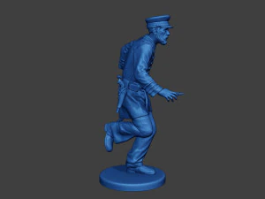 American Naval Officer Run Civil War Union ACWUS1 3D Print Model