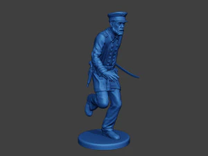 American Naval Officer Run Civil War Union ACWUS1 3D Print Model