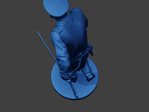 American Naval Officer Run Civil War Union ACWUS1 3D Print Model