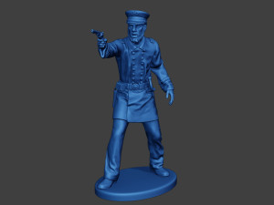 American Naval Officer Shooting Civil War Union ACWUS1 Modelo de impresión 3D