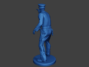 American Naval Officer Shooting Civil War Union ACWUS1 Modelo de impresión 3D