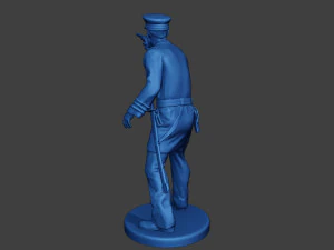 American Naval Officer Shooting Civil War Union ACWUS1 3D Print Model