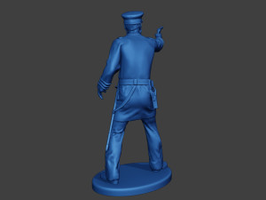 American Naval Officer Shooting Civil War Union ACWUS1 Modelo de impresión 3D