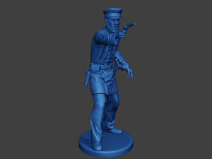 American Naval Officer Shooting Civil War Union ACWUS1 Modelo de impresión 3D