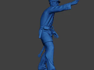 American Naval Officer Shooting Civil War Union ACWUS1 3D Print Model