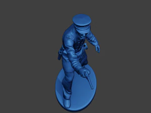 American Naval Officer Shooting Civil War Union ACWUS1 3D Print Model