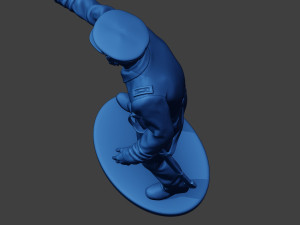 American Naval Officer Shooting Civil War Union ACWUS1 Modelo de impresión 3D