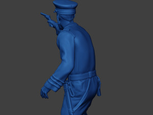 American Naval Officer Shooting Civil War Union ACWUS1 Modelo de impresión 3D