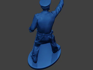 American Naval Officer Shooting Civil War Union ACWUS1 3D Print Model