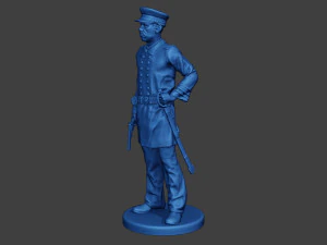 American Naval Officer Stand Civil War Union ACWUS1 3D Print Model