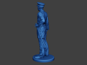 American Naval Officer Stand Civil War Union ACWUS1 3D Принт Модель