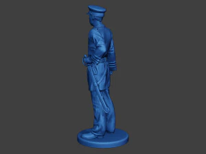 American Naval Officer Stand Civil War Union ACWUS1 3D Print Model