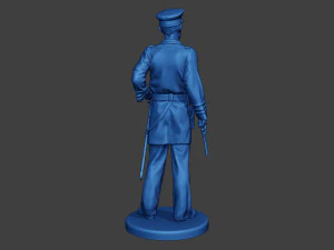 American Naval Officer Stand Civil War Union ACWUS1 3D Print Model