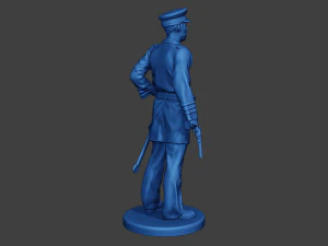American Naval Officer Stand Civil War Union ACWUS1 3D Print Model