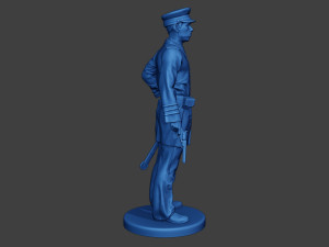 American Naval Officer Stand Civil War Union ACWUS1 3D Принт Модель