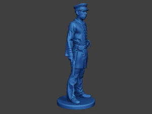 American Naval Officer Stand Civil War Union ACWUS1 3D Print Model