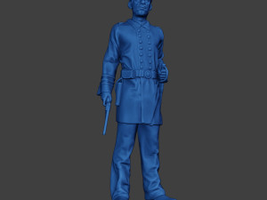 American Naval Officer Stand Civil War Union ACWUS1 3D Принт Модель