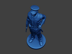 American Naval Officer Stand Civil War Union ACWUS1 3D Принт Модель