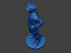 American Naval Officer Stand Civil War Union ACWUS1 3D Print Model