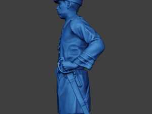 American Naval Officer Stand Civil War Union ACWUS1 3D Print Model