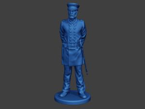 American Naval Officer Stand2 Civil War Union ACWUS1 Model do druku 3D