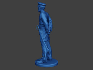 American Naval Officer Stand2 Civil War Union ACWUS1 Model do druku 3D