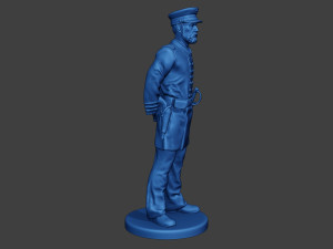 American Naval Officer Stand2 Civil War Union ACWUS1 Model do druku 3D